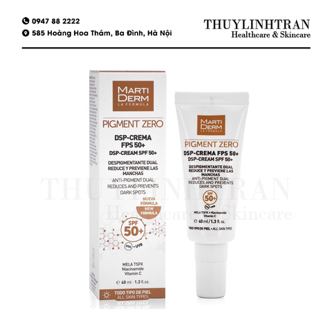 Martiderm Pigment Zero DSP FPS 50+ Cream 40ml