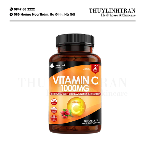 NEW LEAF - Vitamin C 1000mg - 120v