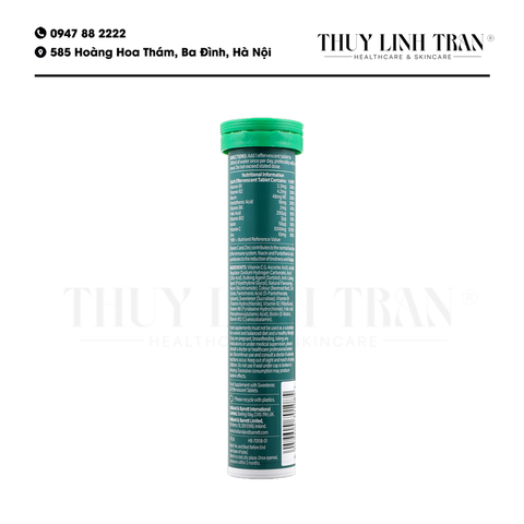 H&B Vitamin C + ZinC + B Vitamin 20v/ Vitamin C sủi tổng hợp