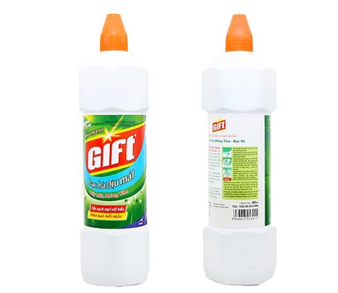 Nước tẩy nhà tắm Gift hương Bạc hà chai 900ml