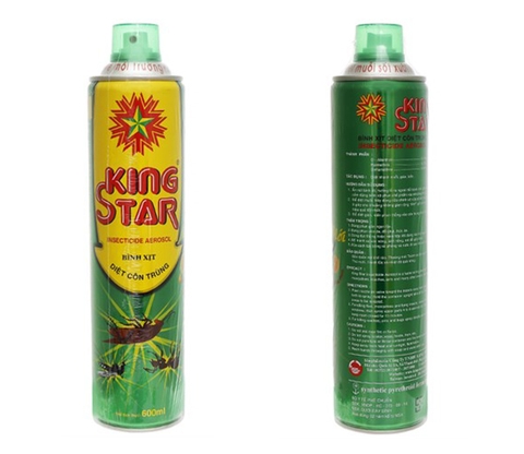 Bình xịt côn trùng King Star hương Chanh 600ml
