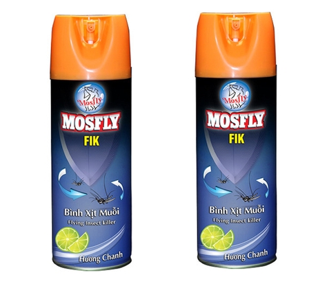 Bình xịt muỗi Mosfly Fik hương Chanh 300ml