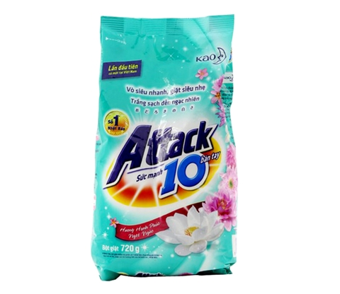 Bột giặt Attack hương Hạnh phúc ngọt ngào 720g