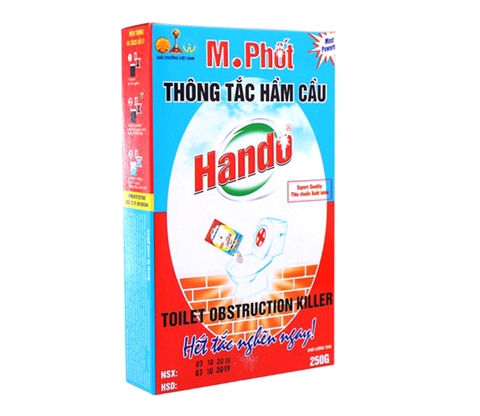 Bột thông tắc hầm cầu Hando hộp 250g