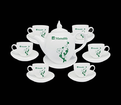 Bộ ấm chén sứ mẫu 12