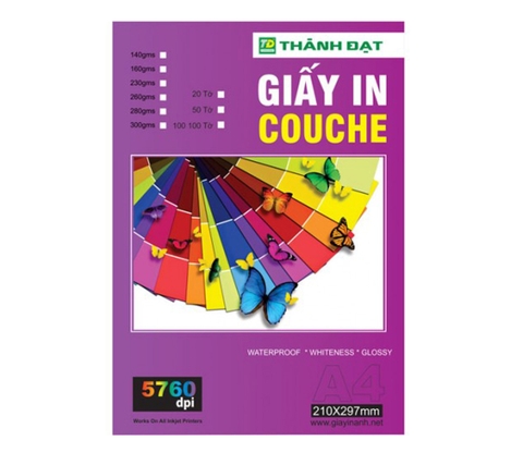 Giấy Couche A4 300 gsm