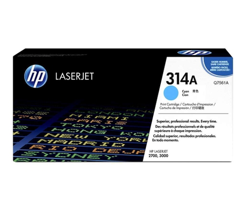 Mực in HP 314A (Q7561A) Cyan - Mực in Laser màu