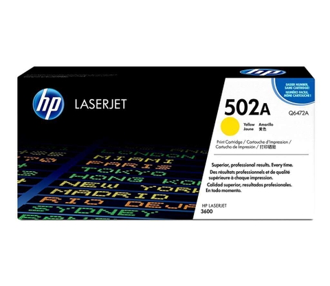 Mực in HP 502A (Q6472A) Yellow - Mực in Laser màu