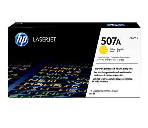 Mực in HP 507A (CE402A) Yellow - Mực in Laser màu