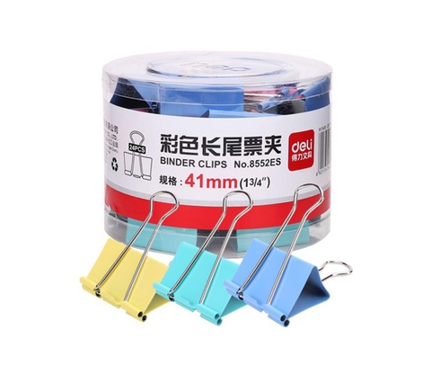 Kẹp bướm 41 mm Deli 8552A