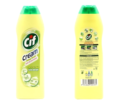 Kem tẩy đa năng Cif hương Chanh chai 250ml