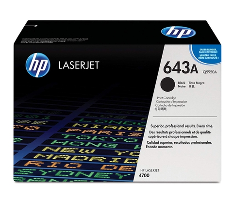 Mực HP 643 (Q5950A) Black - Mực in laser màu