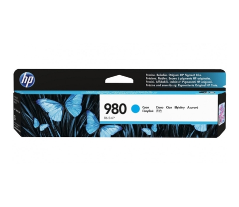 Mực HP 980 (D8J07A) Cyan - Mực in laser màu