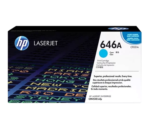 Mực in HP 646A (CF031A) Cyan - Mực in Laser màu