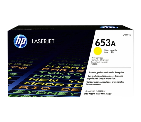 Mực in HP 653A (CF322A) Yellow - Mực in Laser màu