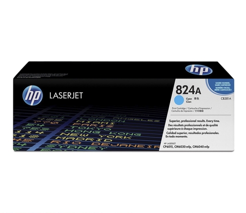 Mực in HP 824A (CB381A) Cyan - Mực in Laser màu