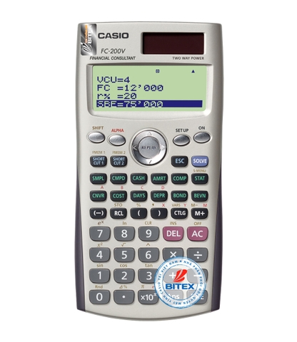 Máy tính CASIO FC-200V