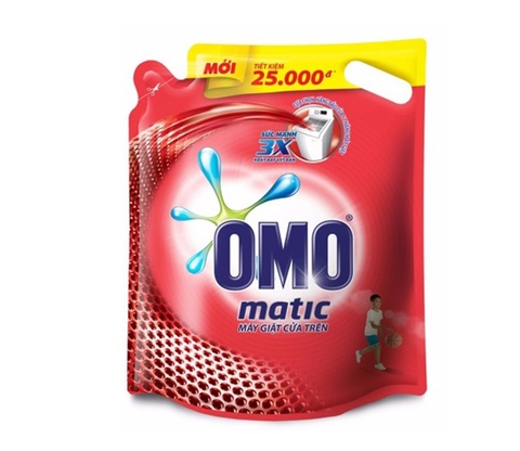 Nước giặt Omo Matic Cửa trên túi 2,7kg