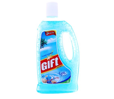 Nước lau sàn Gift 2x đậm đặc hương Gió biển chai 1lít