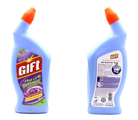 Nước tẩy bồn cầu Gift hương Hoa cỏ chai 600ml