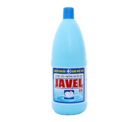Nước tẩy quần áo trắng Javel Lix 1kg