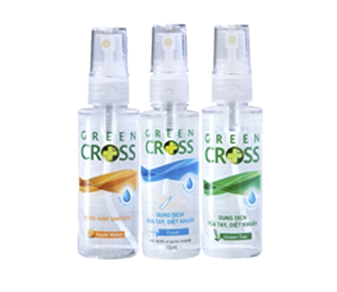 Nước rửa tay khô Green cross 70ml