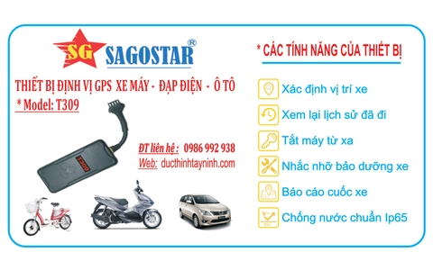 Định vị Xe máy - Ô tô SAGONSTAR