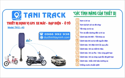 Định vị Xe máy - Ô tô TANI TRACK