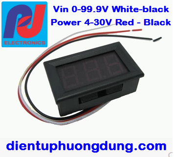 Mạch đo điện áp 0-99.9V, 3 dây