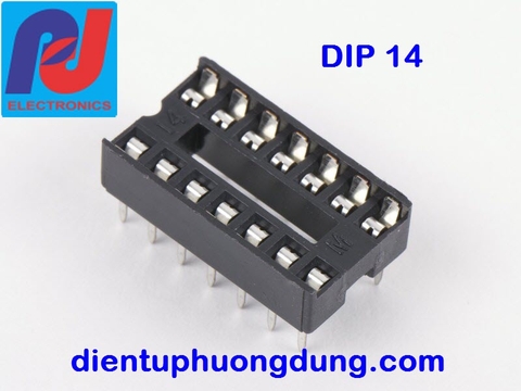 Đế IC 14 chân nhựa - 14 DIP