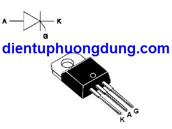 5P4M Thyristor SCR TO220 4 400V