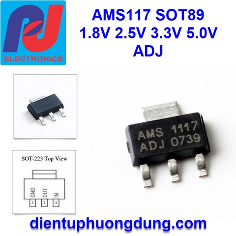 AMS1117 SOT223 ADJ