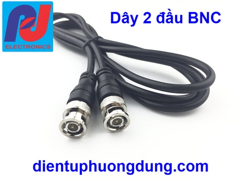 Cáp đồng trục 2 đầu đực BNC - BNC