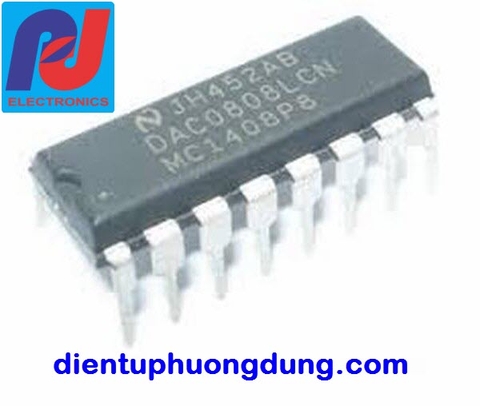 DAC0808 DIP16 - DAC 8 bit