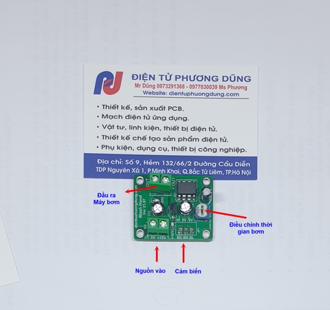 Mạch tự động cho máy rửa tay