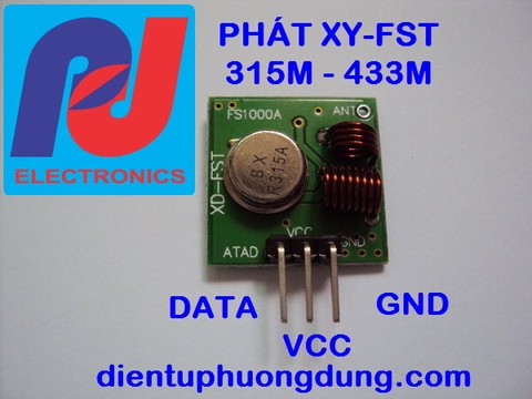 Bộ phát RF XY-FST - 5V 315M 433M