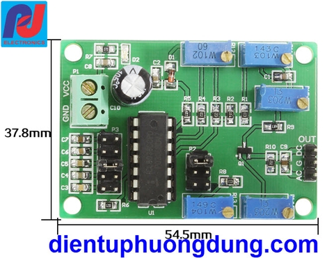 Mạch tạo sóng ICL8038 sin tam giác vuông