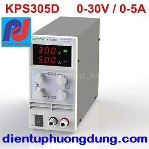 Bộ nguồn KPS305D, điều chỉnh 0-30V, 0-5A