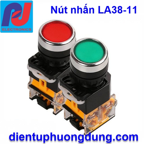 Nút nhấn LA38-11BN 22mm