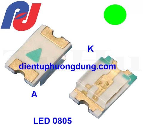 LED SMD 0805 Xanh lá cây - Green