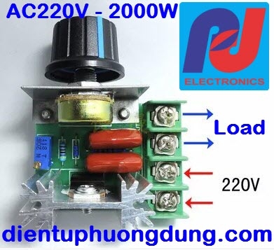 Bộ điều khiển công suất AC 220V - 2000W