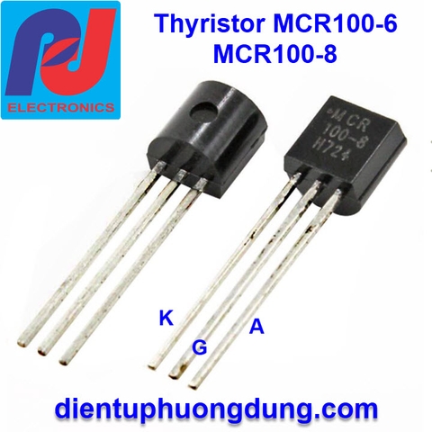 MCR100-8 Thyristor SCR TO92 0.8A 600V