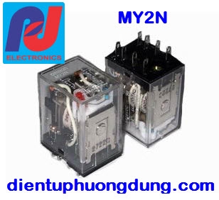 Relay MY2N 12VDC, 24VDC, 220VAC