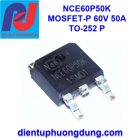 NCE60P50K MOSFET-P Channel 60V 50A