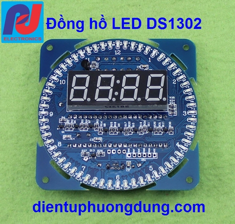 Mạch DIY LED Thời Gian DS1302