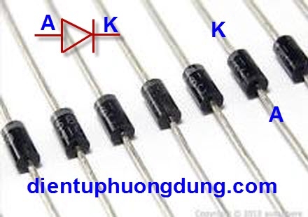 Diode xung FR107 1A 1000V
