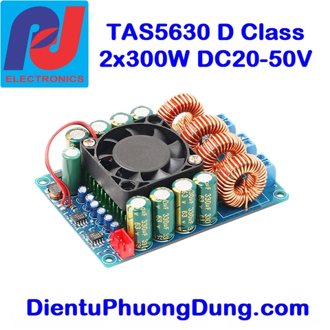 Mạch công suất ClassD TAS5630 2 kênh 2x300W