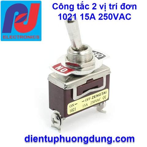 Công Tắc Gạt 1021 15A 250V On/ Off 2 Chân 2 Trạng Thái