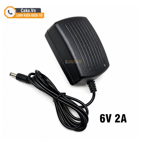 Nguồn Adapter 6V 2A Jack DC 5.5x2.1mm