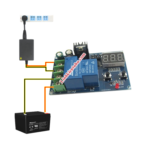 Mạch sạc bình tự ngắt